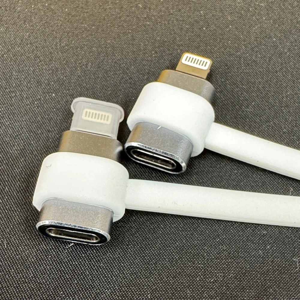 White Dual Lightning Adapter